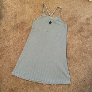 Gap Striped Dress Adjustable Strap Size L